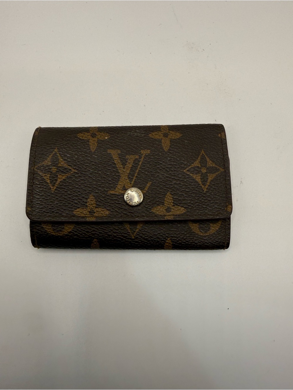 Louis Vuitton Monogram Canvas Small Wallet in Dark Brown
